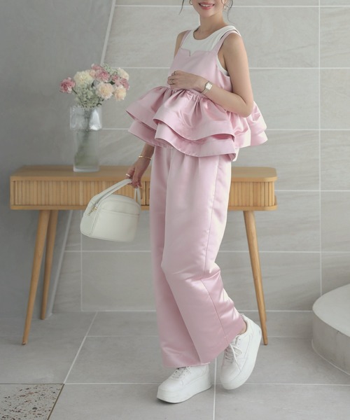 MERAKI（メラキ）の「サテンパンツ（その他パンツ・レディース・ブラック/ホワイト/ピンク/ネイビー・S/M）」の17枚目の写真