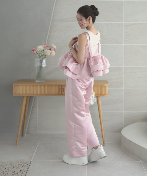 MERAKI（メラキ）の「サテンパンツ（その他パンツ・レディース・ブラック/ホワイト/ピンク/ネイビー・S/M）」の18枚目の写真