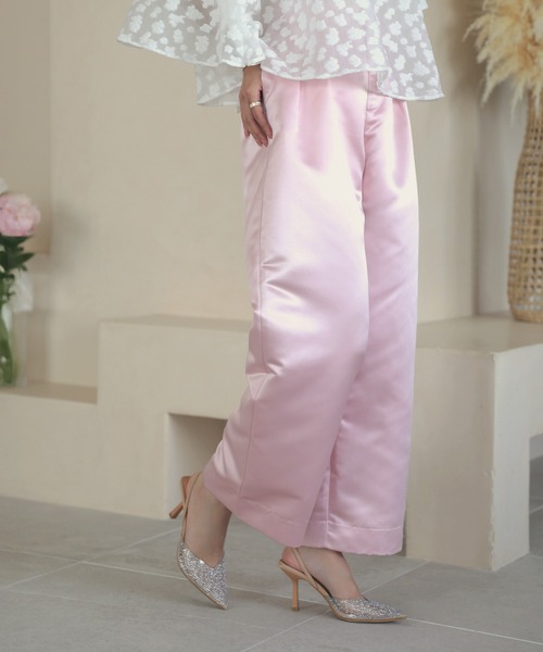 MERAKI（メラキ）の「サテンパンツ（その他パンツ・レディース・ブラック/ホワイト/ピンク/ネイビー・S/M）」の21枚目の写真