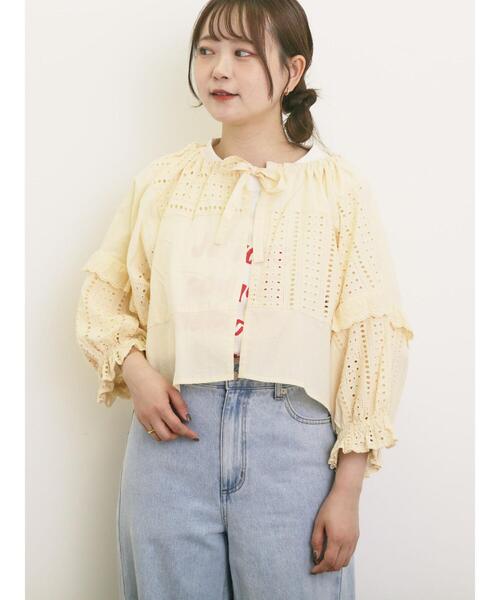 サマンサモスモス ボレロ カーディガン ブラウス ピンク レース kazumi サマンサモスモス ボレロ Kazumi ピンク ブラウス レース - メルカリ