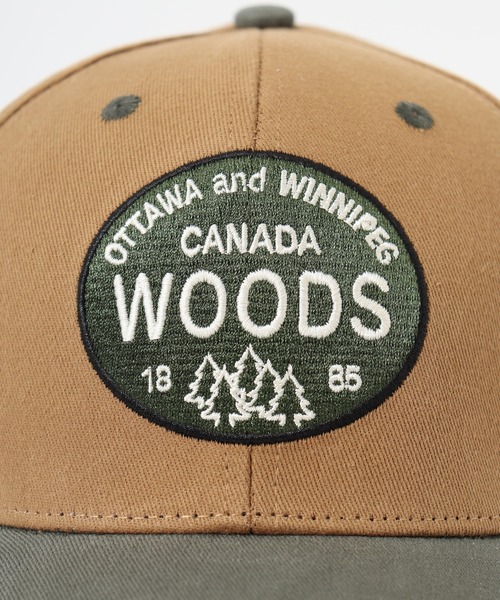 Woods(ウッズ)の「WOODS刺繍ワッペンCAP(キャップ・メンズ・ベージュ系/ベージュ・FREE)」の8枚目の写真