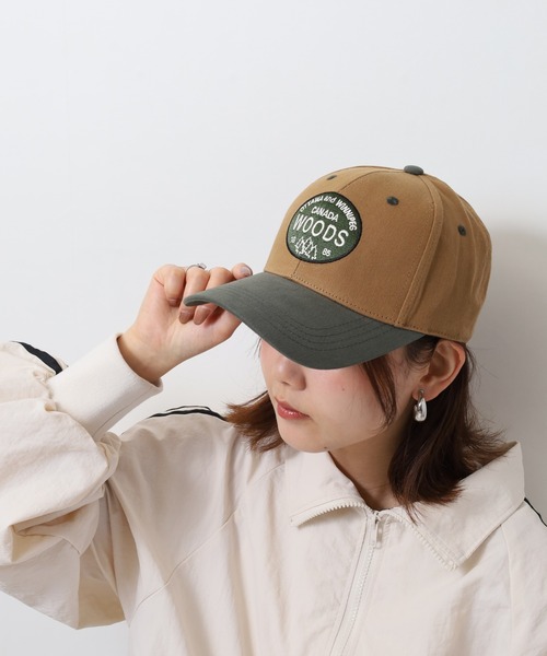 セール】WOODS刺繍ワッペンCAP（キャップ）｜Woods（ウッズ）の