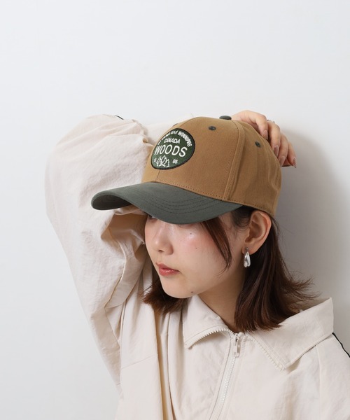 Woods(ウッズ)の「WOODS刺繍ワッペンCAP(キャップ・メンズ・ベージュ系/ベージュ・FREE)」の22枚目の写真