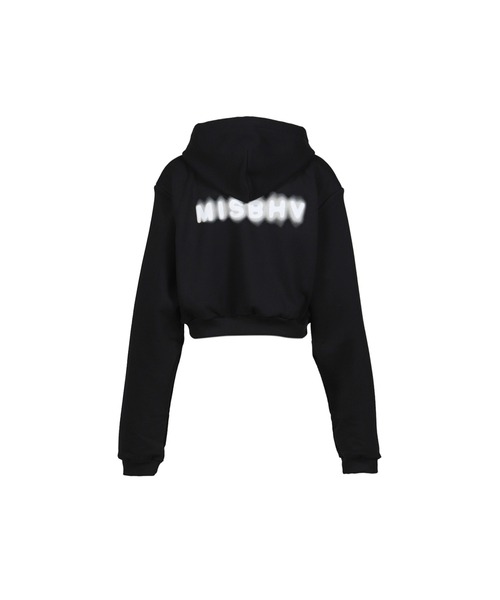 MISBHV（ミスビヘイブ）の「COMMUNITY CROPPED ZIPPED HOODIE(Exclusive)（パーカー・レディース・ブラック・SMALL/X-SMALL/MEDIUM）」の2枚目の写真