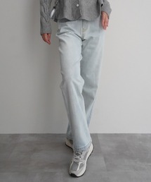 esutoreja（エストレジャ）の「ワイドストレートリサイクルデニム（デニムパンツ）」