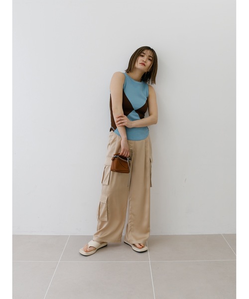 satin cargo slacks（カーゴパンツ）｜Katrin TOKYO（カトリーン