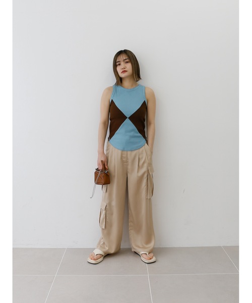 パンツ satin cargo slacks / Katrin TOKYO satin cargo slacks | Katrin TOKYO