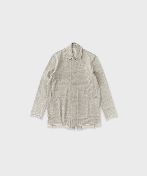 FLISTFIA(フリストフィア)の「FLISTFIA/フリストフィア Short Coat コート 秋服 冬服(ステンカラーコート・メンズ・ライトグレー・2)」の1枚目の写真