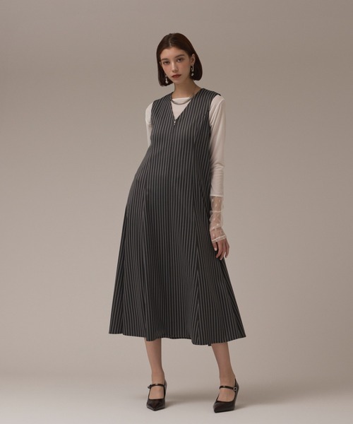 Diagramワンピース ストライプジャージワンピース（ワンピース）｜Diagram