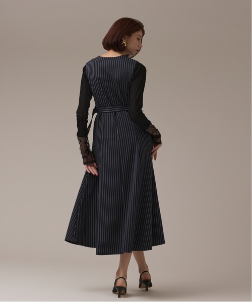 ストライプジャージワンピース（ワンピース）｜Diagram