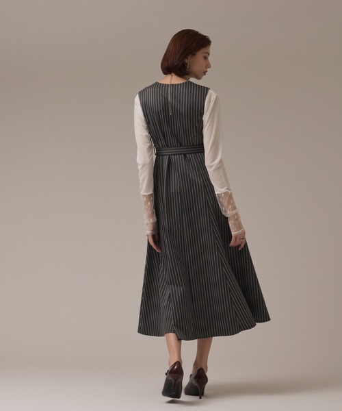 ストライプジャージワンピース（ワンピース）｜Diagram