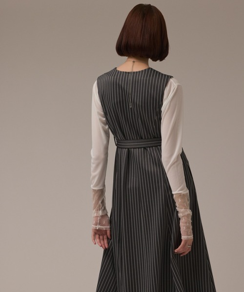 Diagramストライプジャージワンピース ストライプジャージワンピース（ワンピース）｜Diagram（ダイアグラム