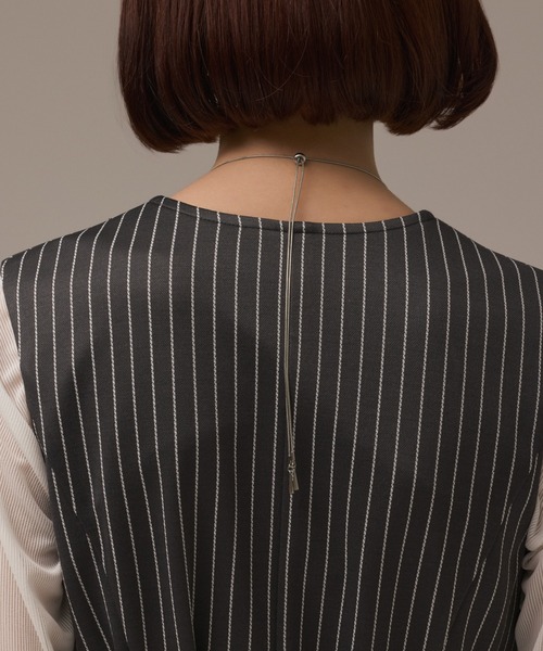 ストライプジャージワンピース（ワンピース）｜Diagram（ダイアグラム