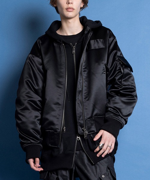 MILKBOY(ミルクボーイ)の「WOOLY BOMBER ジャケット(ブルゾン・レディース・A/B・FREE)」の2枚目の写真