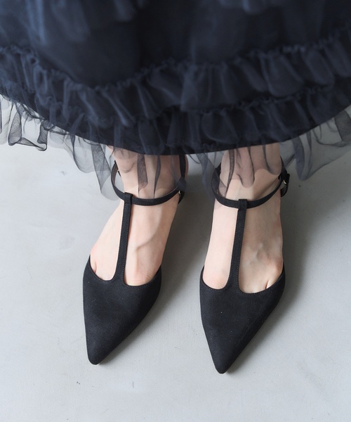 セール】4cmTストラップパンプス（パンプス）｜LE TALON（ルタロン）の