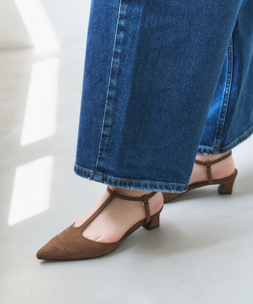 LE TALON(ルタロン)の「4cmTストラップパンプス(パンプス・レディース・ブラック/ブラウン系その他/ゴールド・22cm/22.5cm/23cm/23.5cm/24cm/24.5cm/25cm)」の11枚目の写真