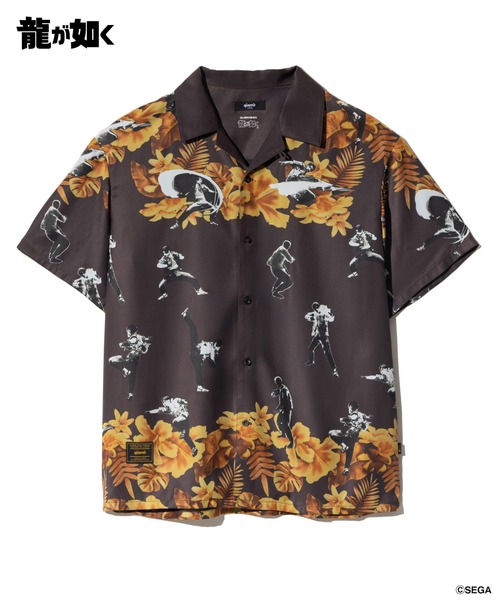 glamb（グラム）の「Mad Dog Aloha Shirt / マッドドッグアロハシャツ（シャツ/ブラウス・メンズ・ブラウン/ブラック・XL/M/L）」の17枚目の写真