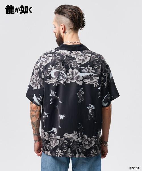 glamb（グラム）の「Mad Dog Aloha Shirt / マッドドッグアロハシャツ（シャツ/ブラウス・メンズ・ブラウン/ブラック・XL/M/L）」の11枚目の写真