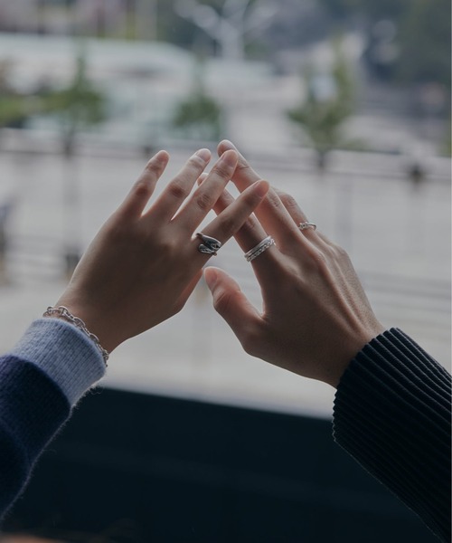 GRAiL(accessories)(グレイル(アクセサリー))の「drop ring(リング・メンズ・シルバー・ONE SIZE)」の7枚目の写真