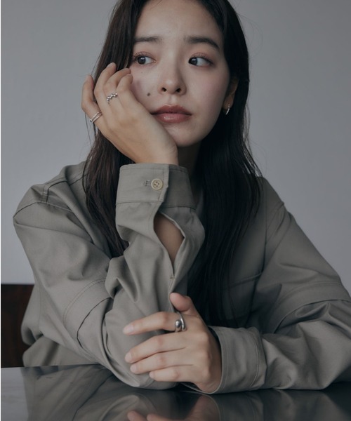 GRAiL(accessories)(グレイル(アクセサリー))の「drop ring(リング・メンズ・シルバー・ONE SIZE)」の4枚目の写真