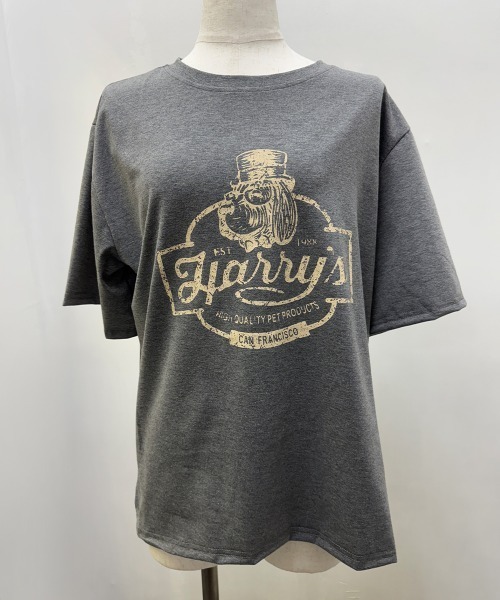 NANAHACHI（ナナハチ）の「プリントTシャツ 半袖 カットソー（Tシャツ/カットソー・レディース・モカ/グリーン/チャコールグレー/アイボリー・FREE）」の5枚目の写真