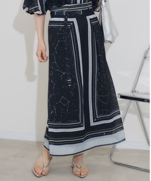 新品　KATHARINE ROSS イマジナリーフラワープリントスカート KATHARINE ROSS】イマジナリーフラワープリントスカート