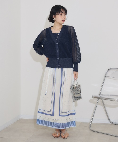 Katharine Ross キャサリン・ロス ブラウス スカート 上下 7号 KATHARINE ROSS】キャサリンロススタープリントスカート