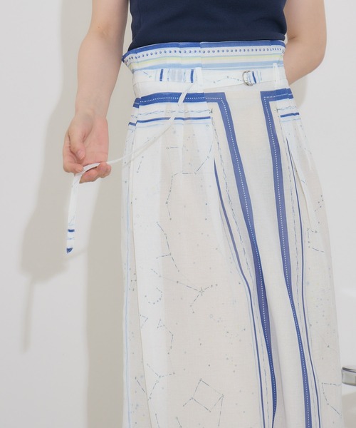 【新品】KATHARINE ROSS キャサリンロス ジャケット&スカート M KATHARINE ROSS】ベロトンヌプリントブラウス（シャツ/ブラウス