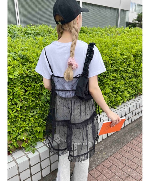 セール】ドットシアーミニキャミワンピース（ワンピース）｜WC（ダブル