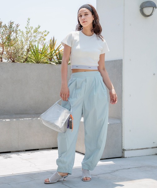 HEREIAM(ヘレイアム)の「【HEREIAM】撥水/通気/防風/静電防止/Breathカーブパンツ(その他パンツ・レディース・ライトブルー/ブラック・MEDIUM/SMALL)」の16枚目の写真