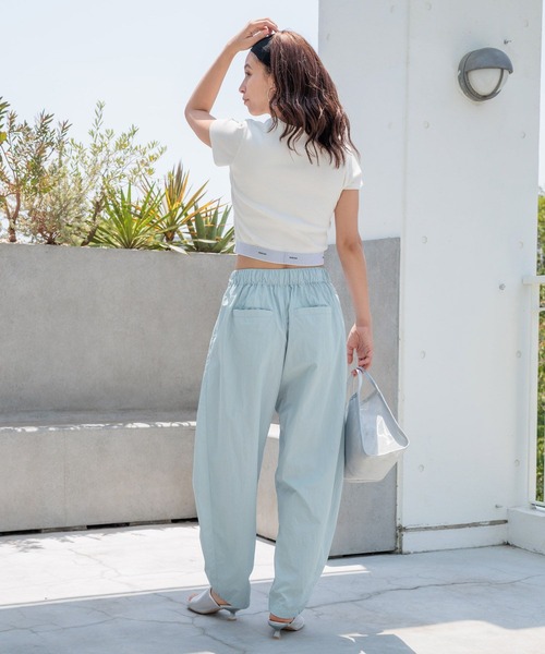 HEREIAM(ヘレイアム)の「【HEREIAM】撥水/通気/防風/静電防止/Breathカーブパンツ(その他パンツ・レディース・ライトブルー/ブラック・MEDIUM/SMALL)」の18枚目の写真