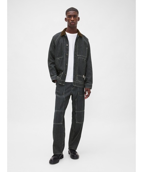 GAP BAGGY CARPENTER/ギャップ バギー カーペンター ロゴ×バギーカーペンターのスタイリング | Gap公式オンラインストア