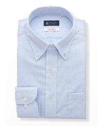 SUIT SQUARE（スーツスクエア）の「WEB限定 長袖ワイシャツ ボタンダウンカラー COOL MAX ノンアイロン（ビジネスシャツ）」