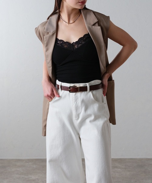 Lien Select（リエンセレクト）の「リバーシブルレザーベルト 本革（ベルト・レディース・ブラウン系1/ブラック系2/ブラック系1/ブラック系3・FREE）」の10枚目の写真