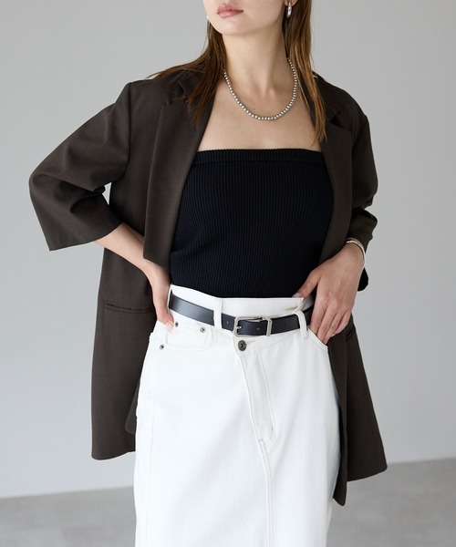 Lien Select（リエンセレクト）の「リバーシブルレザーベルト 本革（ベルト・レディース・ブラウン系1/ブラック系2/ブラック系1/ブラック系3・FREE）」の17枚目の写真