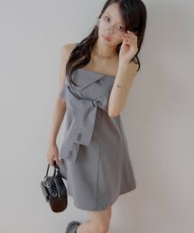 Chico | レイヤードデザインスーツキャミワンピース(ワンピース)