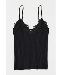 MOUSSY(}EW[)́yZbgAbvΉzLACE TRIM RIB L~\[(L~\[)