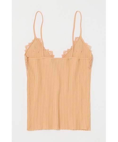 MOUSSY（マウジー）の「【セットアップ対応】LACE TRIM RIB キャミソール（キャミソール・レディース・オレンジ系その他/ブラック/オフホワイト・FREE）」の17枚目の写真