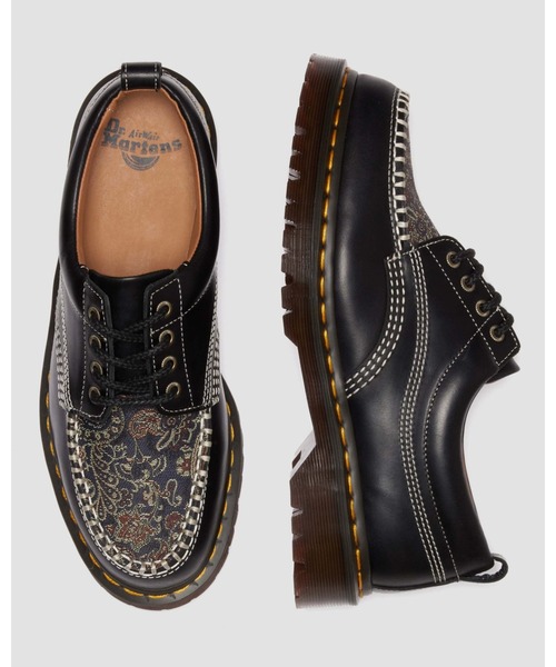 Dr. Martens（ドクターマーチン）の「Dr. Martens/ドクターマーチン LOWELL 4 ホール シューズ 41613001（その他シューズ・メンズ・ブラック・UK8/UK11/UK10/UK9/UK7/UK6/UK5/UK4/UK3）」の2枚目の写真