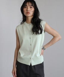 【動画あり】nuance button summer knit vest / 変形釦サマーニットベスト