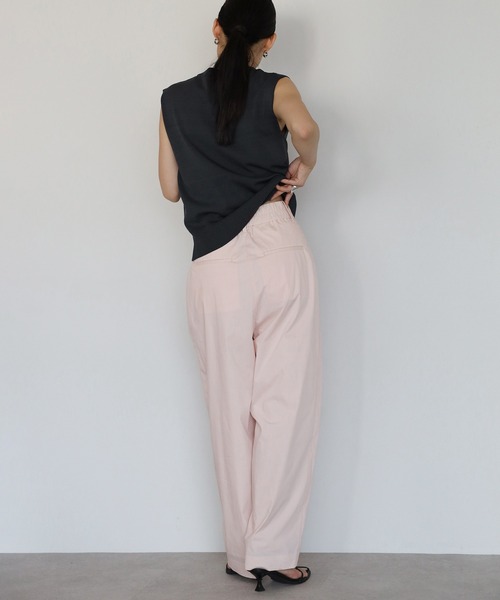 ENC(エンク)の「【動画あり】nuance button summer knit vest / 変形釦サマーニットベスト(ベスト・レディース・ミント/ライトイエロー/ライトブラック/アイボリー・FREE)」の13枚目の写真