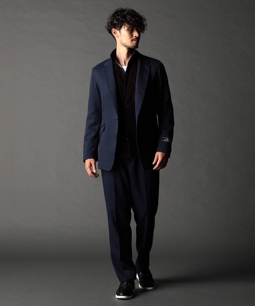 NICOLE CLUB FOR MEN（ニコルクラブフォーメン）の「ツィードライクセットアップジャケット（その他アウター・メンズ・ブラック系1/ブラック系2/ネイビー系・MEDIUM/LARGE/X-LARGE）」の6枚目の写真