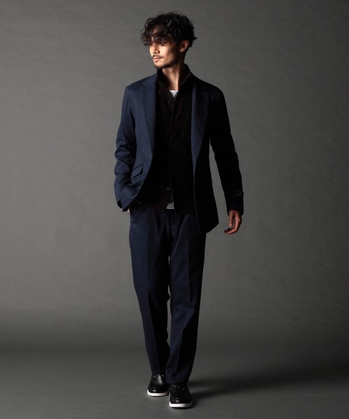 NICOLE CLUB FOR MEN（ニコルクラブフォーメン）の「ツィードライクセットアップジャケット（その他アウター・メンズ・ブラック系1/ブラック系2/ネイビー系・MEDIUM/LARGE/X-LARGE）」の10枚目の写真