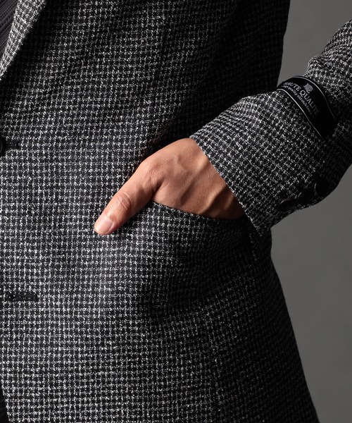 ツィードライクセットアップジャケット（その他アウター）｜NICOLE