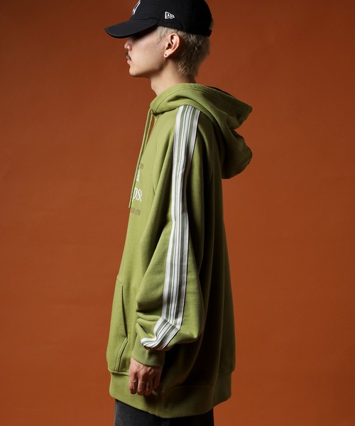 NERDY（ノルディ）の「アポカリプスフーディ（パーカー・メンズ・ピンク/グリーン/ブラック/ネイビー・M/S/L）」の9枚目の写真