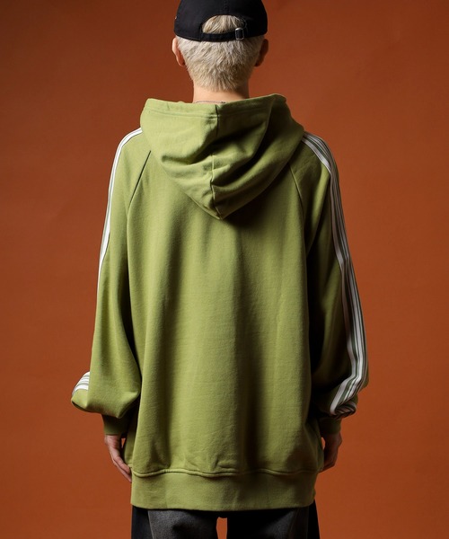 NERDY（ノルディ）の「アポカリプスフーディ（パーカー・メンズ・ピンク/グリーン/ブラック/ネイビー・M/S/L）」の10枚目の写真