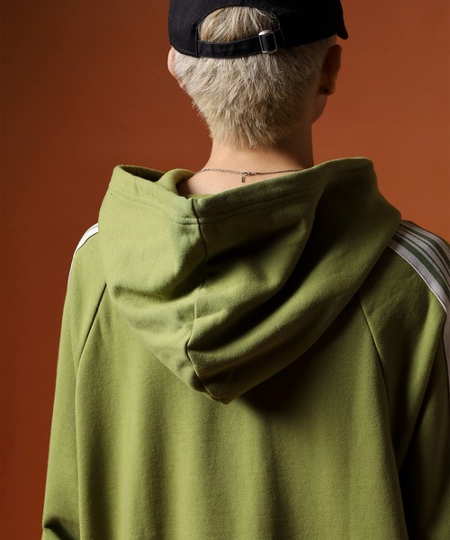 NERDY（ノルディ）の「アポカリプスフーディ（パーカー・メンズ・ピンク/グリーン/ブラック/ネイビー・M/S/L）」の16枚目の写真