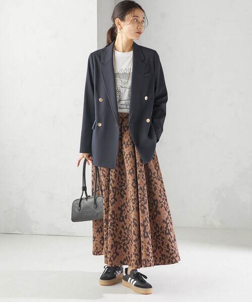 ウール ギャバジン ダブル ブレスト ジャケット（テーラードジャケット