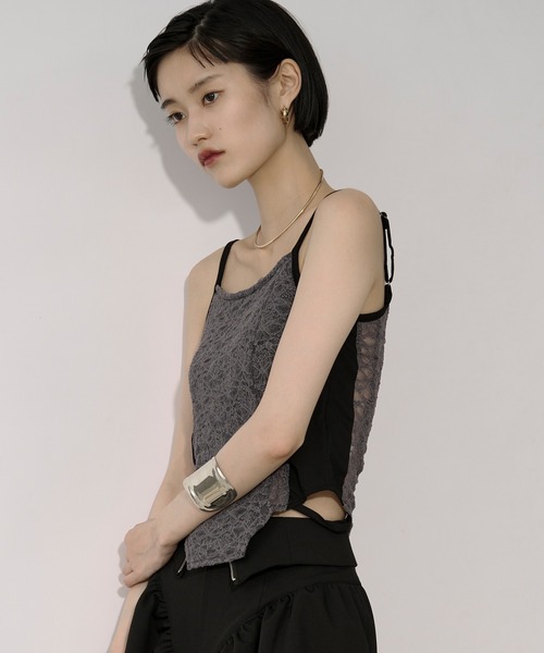 Ezick 2ピースレースボレロキャミソール 2p lace bolero レースボレロキャミソール（アンサンブル
