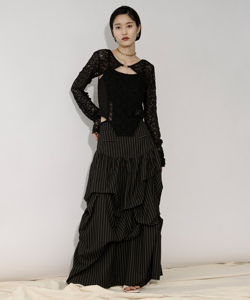 アンサンブル 2p lace bolero レースボレロキャミソール Ezick アンサンブル 2p lace bolero レースボレロキャミソール